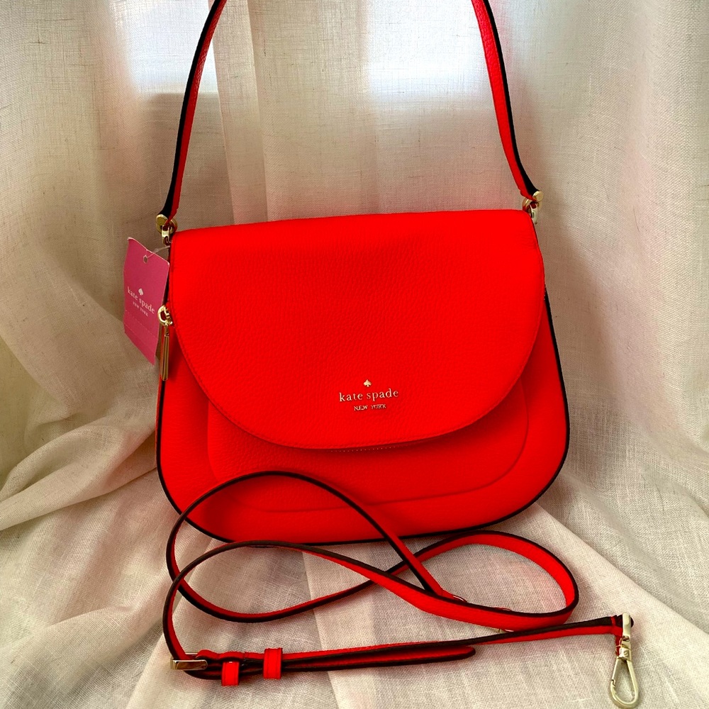 ✨NWT Kate Spade Leila Geranium Red ♥️ Shoulder bag